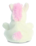 Palm Pals Unicorn Pink and White 5" Plush Back