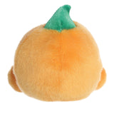 Back of Palm Pals Wisp Jack O`Lantern 5 inch Pumpkin Plush Aurora World