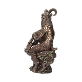 Side on Pan faun With Pan Flutes Large Bronzed Figurine Nemesis Now C1991F6