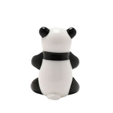 Back Panda Objets d'art Black and White Miniature Glass Figurine
