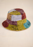 Patchwork Mushroom Cotton Bucket Hat