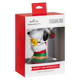 Boxed Peanuts Snoopy and Woodstock Christmas Tree Hanging Decoration