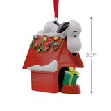 Size Guide Peanuts Snoopy Dog House Christmas Tree Hanging Decoration