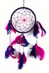 Pink and Purple  Dreamcatcher with Feathers and Beads Dream Catcher