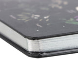 Poisonous Plants A5 Lined Notebook Silver Style foil edge