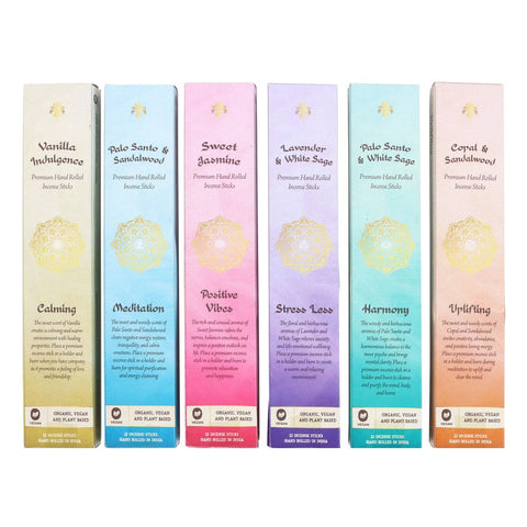 Premium Masala 6 Variety Hand Rolled Incense Sticks Gift Pack