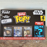 Princess Leia,  R2-D2, C-3PO and a Mystery pop Funko Bitty Pop Collection 71512 Mystical and Magical