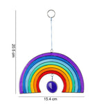 Resin Rainbow Suncatcher with Nugget Size Guide