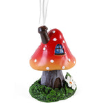 Red Smoking Toadstool Incense Cone Burner