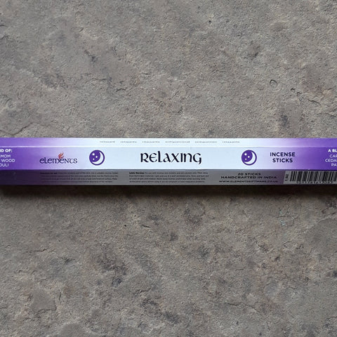 Relaxing Elements Aromatherapy 20 Incense Sticks at Mystical and Magical