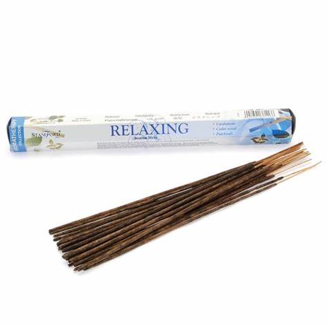 Relaxing Stamford Incense Sticks Cardamon, Cedar Wood and Patchouli