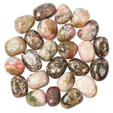 Rhodonite Polished Tumblestone Examples of Medium Tumble Stone