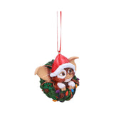 Gremlins Gizmo in Wreath Hanging Ornament Nemesis Now B6411X3 cute