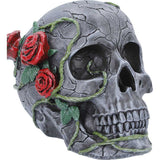 Twilight Bloom Gothic Skull with Red Roses Figurine Nemesis Now K7485A26