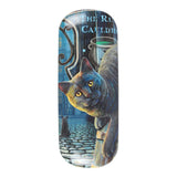 Rusty Cauldron Cat Print Glasses Case