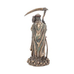 Side on Santa Muerte Reaper Finished in Bronze Figurine Nemesis Now C2425G6