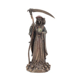 Santa Muerte Reaper Finished in Bronze Figurine Nemesis Now C2425G6 Front
