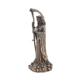 Side Santa Muerte Reaper Finished in Bronze Figurine Nemesis Now C2425G6