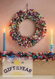 Sari Wreath Multicolour Hand Crafted Fair Trade