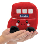 In Hand Palm Pals Bertie Red London Bus Soft Plush Aurora World
