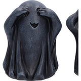 See No Evil Set of Three Wise Black Ghoul Ghost Figurines Nemesis Now U7851C26