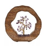 Serenity Amethyst Tree of Life Wooden Block