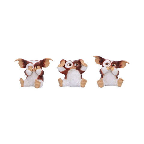 Three Wise Gizmo Gremlins Ornaments Nemesis Now B7098B25 Front