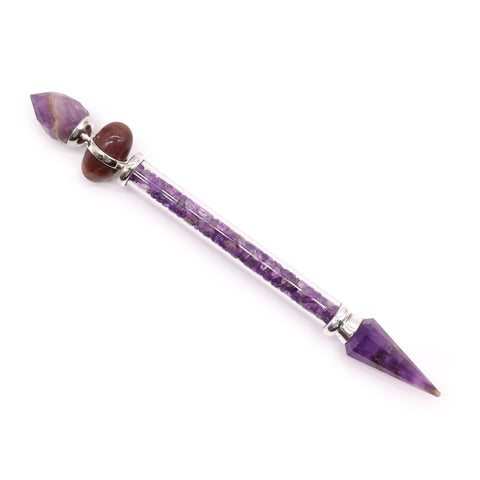Shiva Lingam Amethyst  Magic Wand - Success Stone Crystal