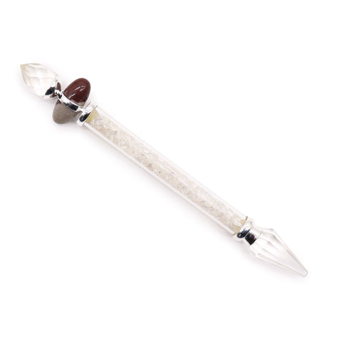 Shiva Lingam Rock Quartz Magic Wand - Wisdom Stone Crystal