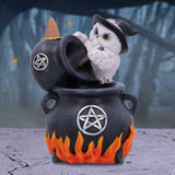 Cone Area Snowy Brew Owl Backflow Cauldron Incense Burner