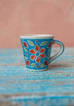 Shyla Hand Painted Ceramic Espresso Cup Namaste