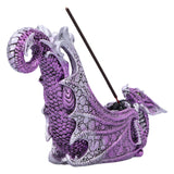 Draconic Essence Purple Incense Burner Holder 26cm