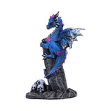Side Cobalt Rune Protector Blue Dragon Figurine Nemesis Now U7067B25