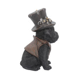 Side Cogsmiths Adorable Steampunk Black Dog Figurine Nemesis Now U4460N9