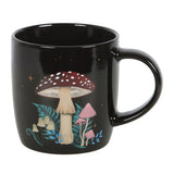 Dark Forest Mushroom Print Mug