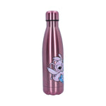 Disney Stitch and Angel Stainless Steel Water Bottle 500ml Side