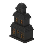 Side Haunted House Black Incense Cone Holder Burner
