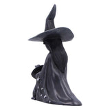 Little Souls Twilight Witch with Cat in Matching Hats Figurine Back