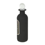 Side of Mischief and Magic Decorative Black Glass Potion Bottle
