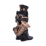 Side Music Meowstro Steampunk Black Cat Playing Horn Nemesis Now U7605B26