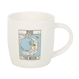 Side The Moon Vintage Tarot Card XVIII Ceramic Mug  