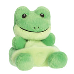 Side Palm Pals Ribbits Frog Green Soft Plush Aurora World