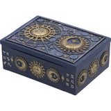 Sun and Moon Celestial Treasure Box with Lid Nemesis Now U7608B26 detail