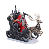 Side Slay Bells Christmas Santa Sleigh Gothic Reaper Figurine  Nemesis Now B7720B26