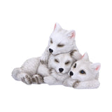 Sleepy Pups Wolf Cubs Figurine Nemesis Now U6733A24 Side