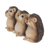 Three Wise Hedgehog Figurines Nemesis Now