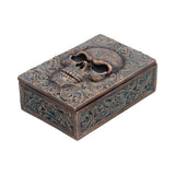 Side of Treasured Remains Skull Trinket Box Gothic Nemesis Now U7609B26