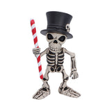 Front Silent Nightmares Candy Man Christmas Skeleton Figurine  Nemesis Now B7716B26