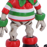Base close up Silent Nightmares Jingles Christmas Elf Figurine Nemesis Now B7712B26