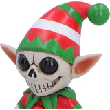 Head close up Silent Nightmares Jingles Christmas Elf Figurine Nemesis Now B7712B26